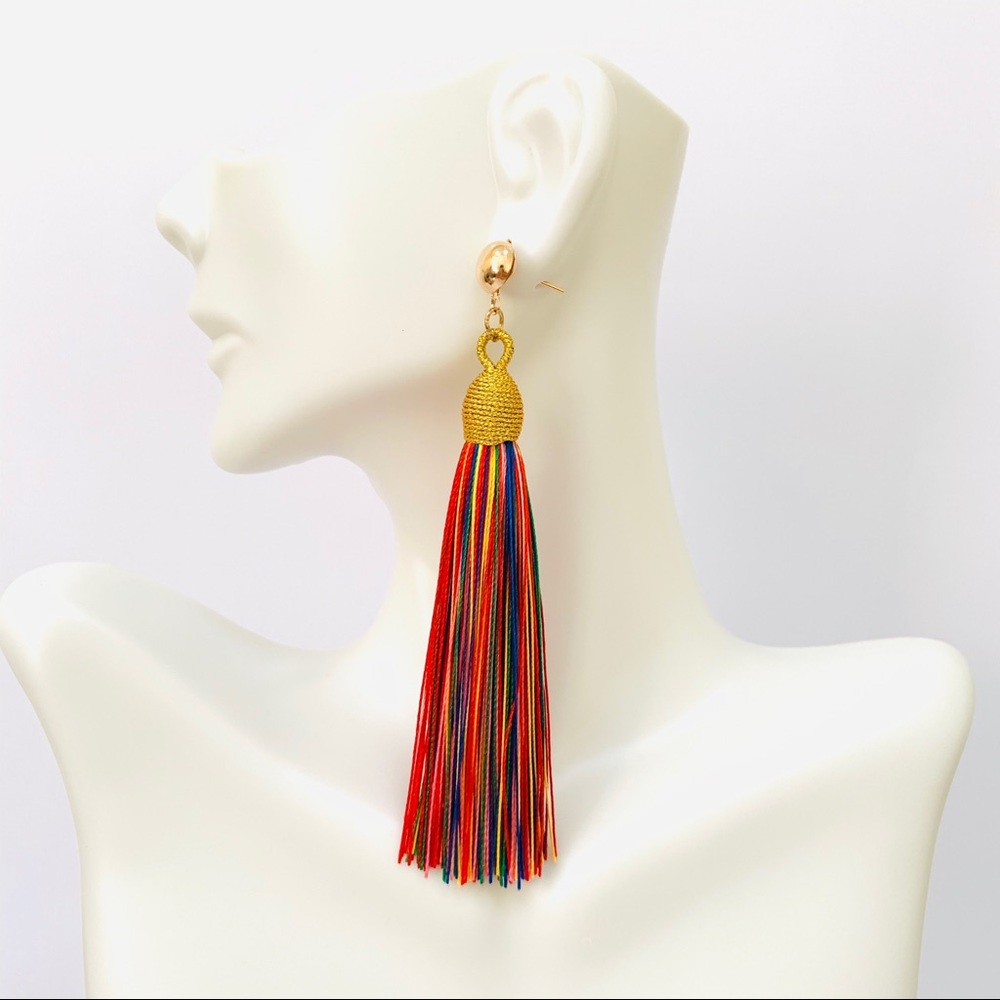 Tassel Stud Earrings